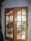 French doors are back in the bedroom....