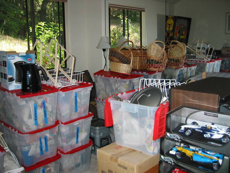 How did all this stuff fit in the kitchen cabinets???