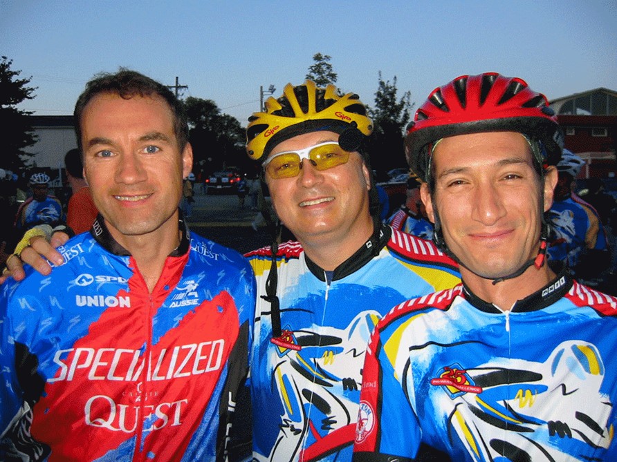 2004 - With Chris and John K at the start