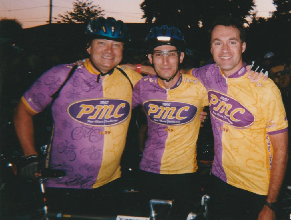 1999 - John, me, and Chris at Sturbridge start