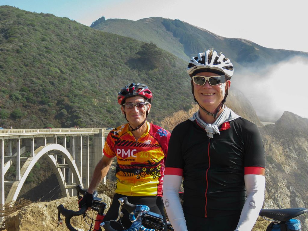 2017 - At the iconic Bixby Bridge, Big Sur