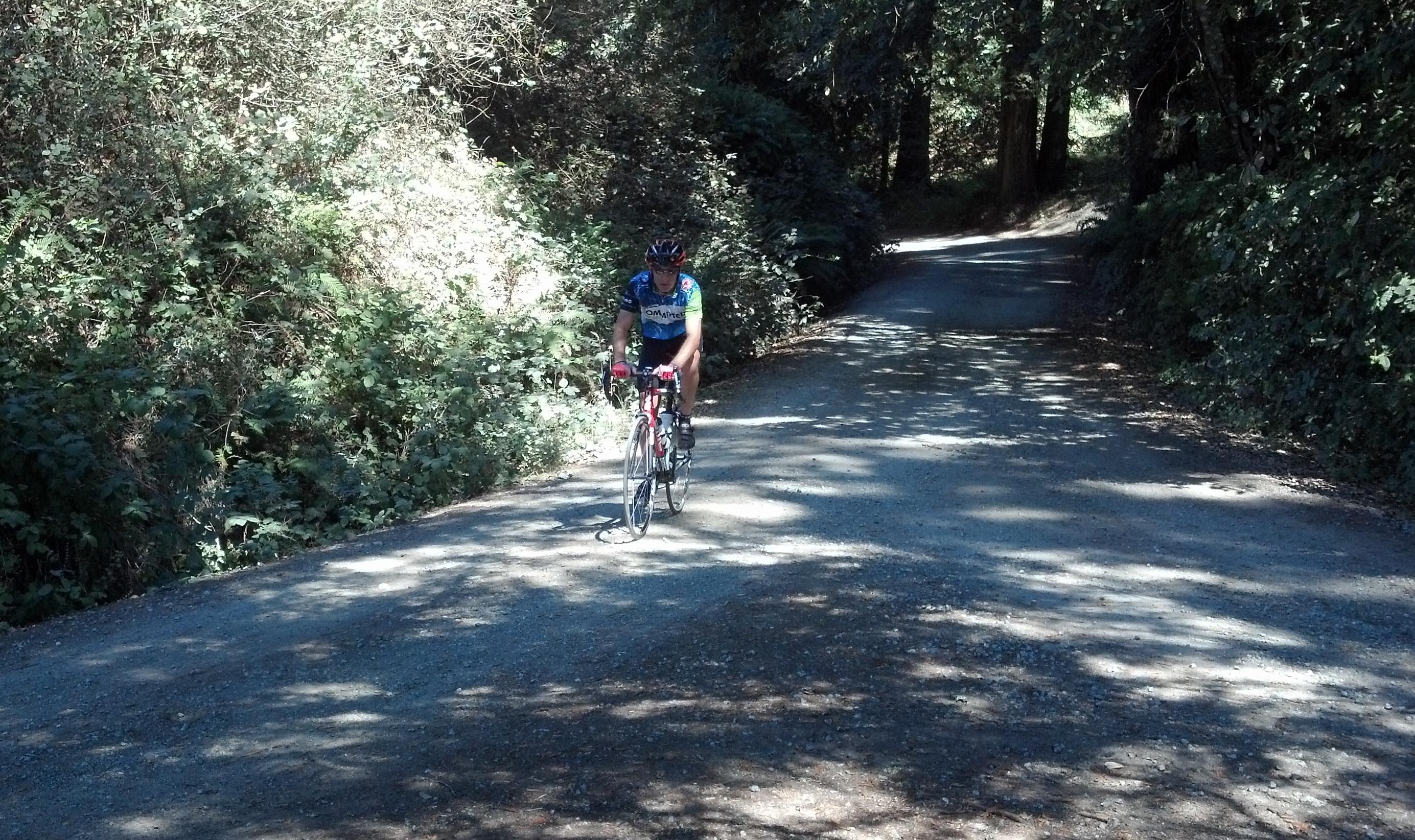 2012 - 9% climb on dirt Mt Madonna